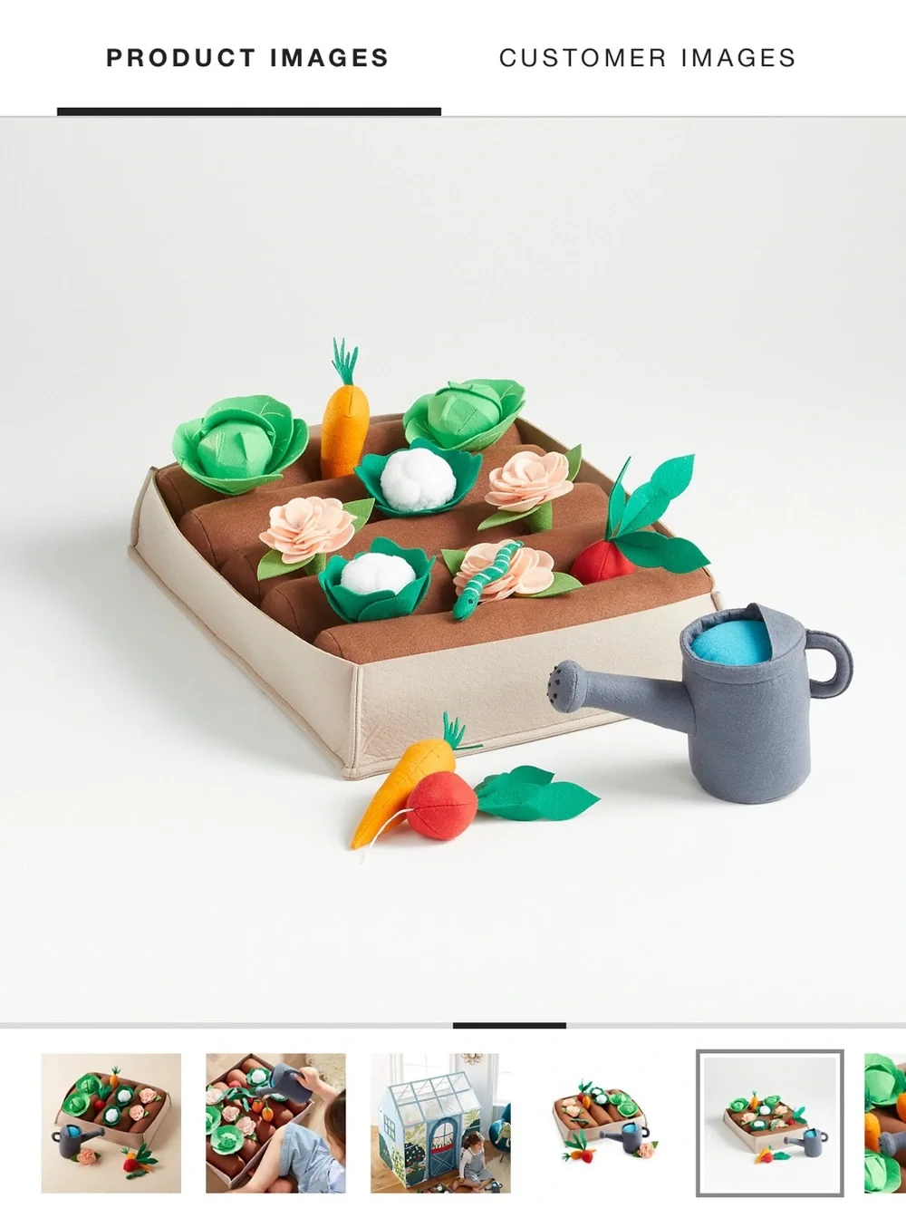 Crate & Barrel Kids Felt Garden